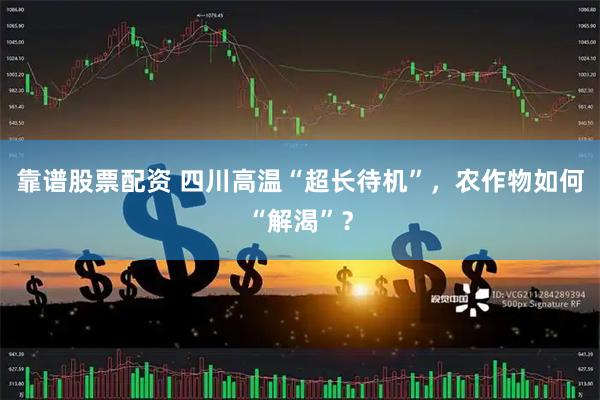 靠谱股票配资 四川高温“超长待机”，农作物如何“解渴”？